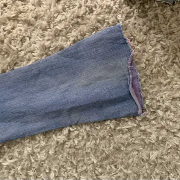 Free People Low Rise Pinkish Distressed Jeans - Picture 5 of 6